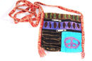 Stone Wash Peace Crossbody Patchwork Passport Bag | Wild Lotus