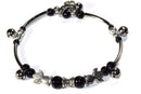 Somethings a Little Fishy Charm Black Bracelet