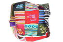 Elephant Pop Art & Durrie Patchwork Sling Jhola Bag