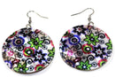 Blooming Flowers Mother Of Pearl Earrings