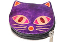 Purple Kitty Boo Coin Purse