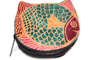 Colorful Fishies Coin Leather Purse