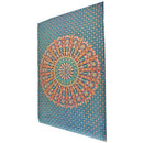 Green Radha Krishna Image Elephant Bohemian Camel Mandala Tapestry | Wild Lotus® | @wildlotusbrand