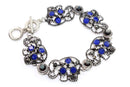 Blue Circle Of Elephants Bracelet