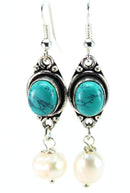 Howlite & Pearl Earrings