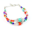 Double Strand Marbled Beaded Bracelet by Wild Lotus