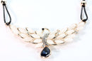 Peach Peacock Pendant Necklace | Wild Lotus