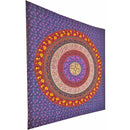 Purple Botanical Garden Theme Wall Decoration Full Size Tapestry