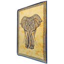 Yellow Indian Bohemian Elephant Tapestry Psychedelic Wall Hanging Decoration | Wild Lotus® | @wildlotusbrand
